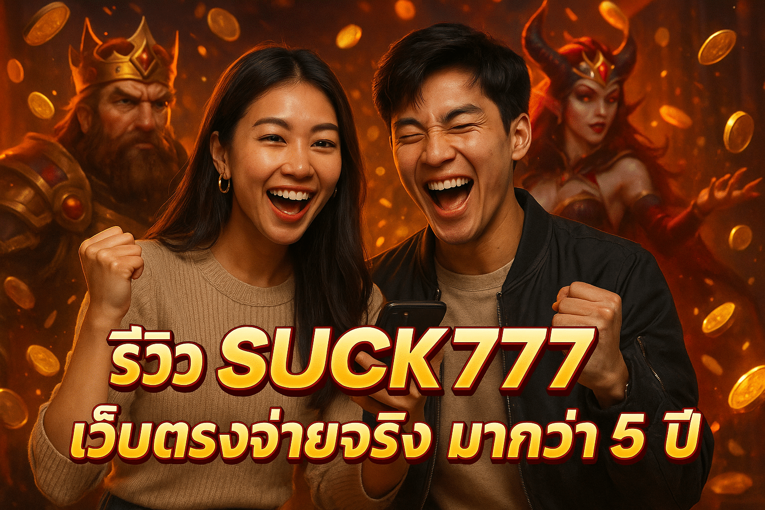รีวิว SUCK777 เว็บตรงจ่ายจริง มากว่า 5 ปี
