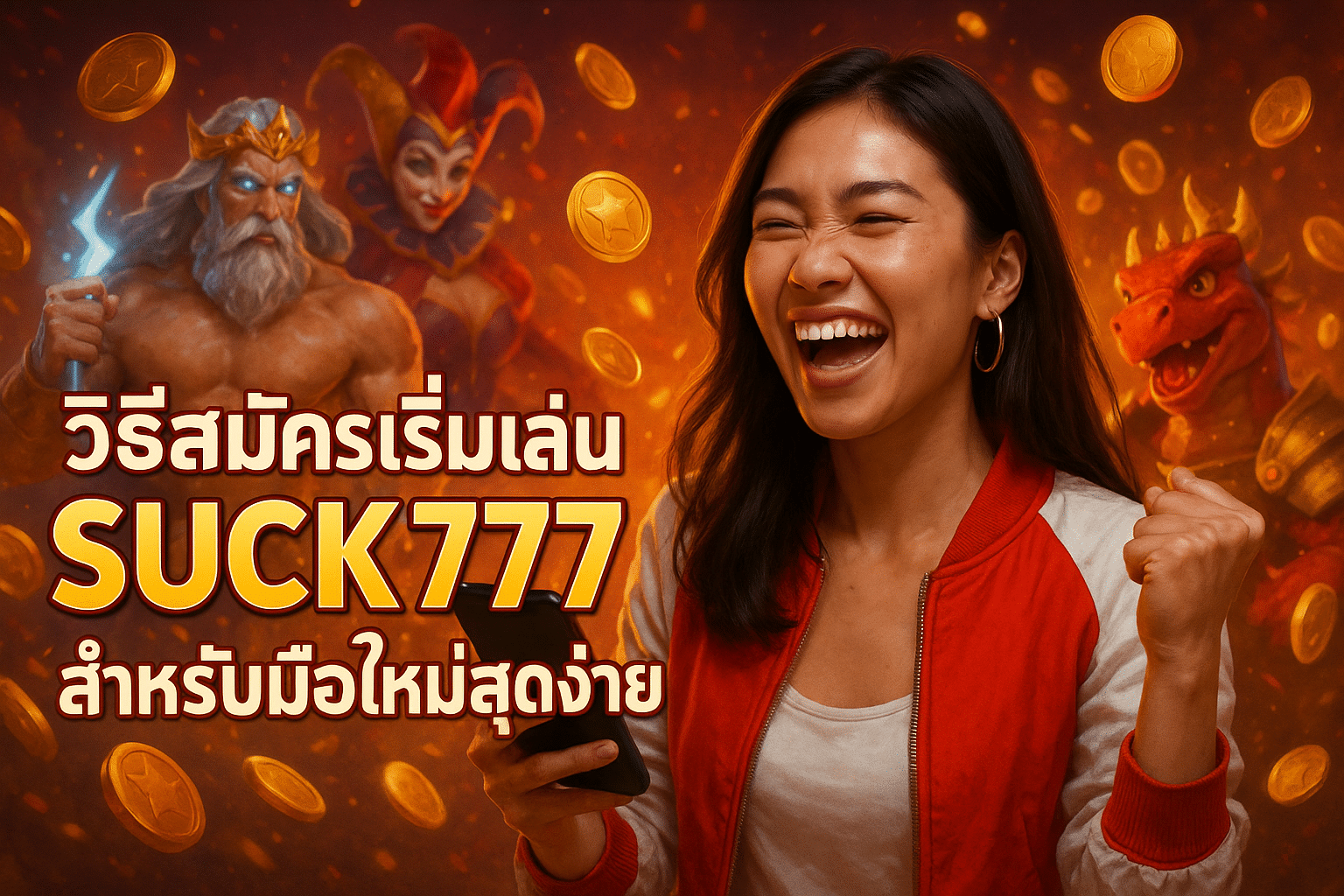 วิธีสมัครเริ่มเล่น SUCK777 สำหรับมือใหม่สุดง่าย