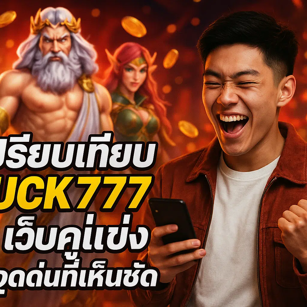 เปรียบเทียบ SUCK777 vs เว็บคู่แข่ง จุดเด่นที่เห็นชัด
