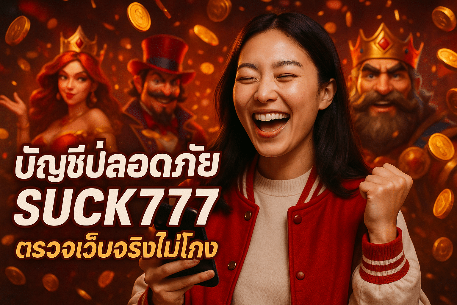 บัญชีปลอดภัย SUCK777 ตรวจเว็บจริงไม่โกงง่ายๆ