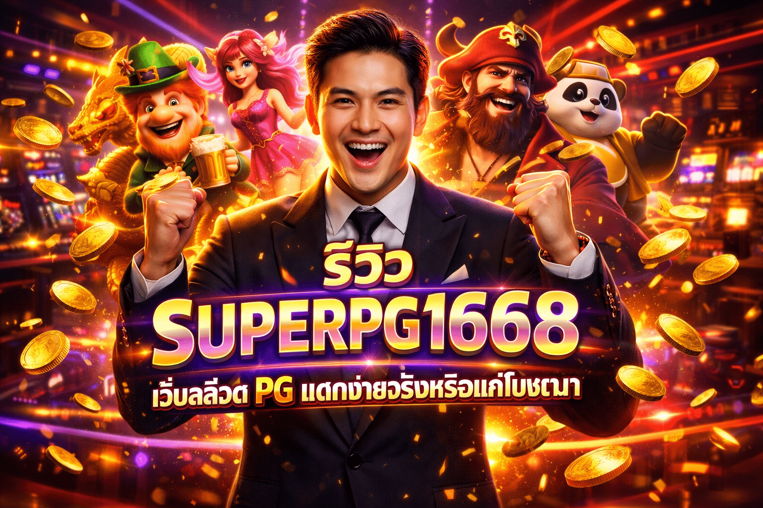 รีวิว SUPERPG1668 เว็บสล็อต PG แตกง่ายจริงหรือแค่โฆษณา